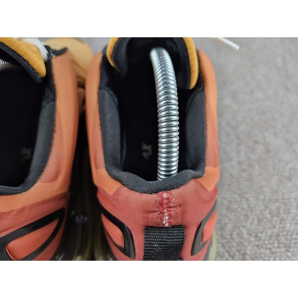 Nike Air Max 720 Sunset Sneakers Men's Sz US 8 Orange/Black Shoes AO2924-800
